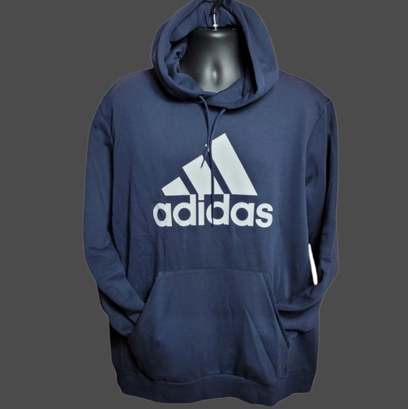 adidas Other - Adidas Fleece Hoodie Navy Blue  sz 2XL